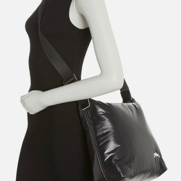 Longchamp Black Nylon Puffer Crossbody Bag - Picture 2 of 6